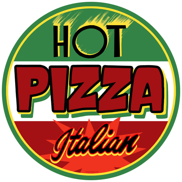 Pizza Hot Italian Flag Food Floor Graphic