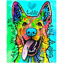 Love And A Dog Dean Russo Wall Decal