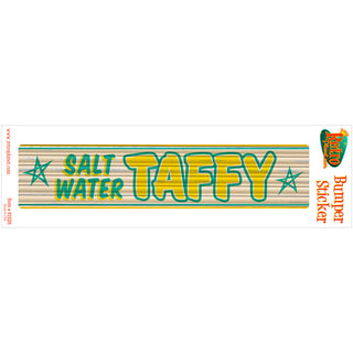 Salt Water Taffy Fair Food Rustic Vinyl sticker