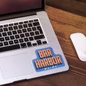 Bar Harbor Maine Retro Die Cut Vinyl Sticker For Car, Cooler, Window, Computers, Gifts for Maine Lovers