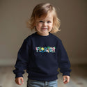 Florida Whimsical Animals Toddler Sweatshirt, Kids Sweatshirts, Toddler Unisex 2T-5/6