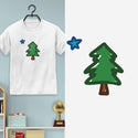 T-Shirt: Maine State Star & Tree Doodle T-Shirt, 100% Cotton, Youth Unisex XS-XL, Travel Souvenir Tshirts