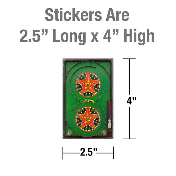 Pinball Arcade Games Sticker Set Of 14