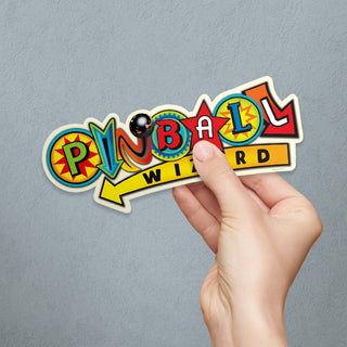 Pinball Wizard Arcade Symbols Vinyl Sticker