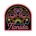 Florida Flamingos Mini Vinyl Sticker