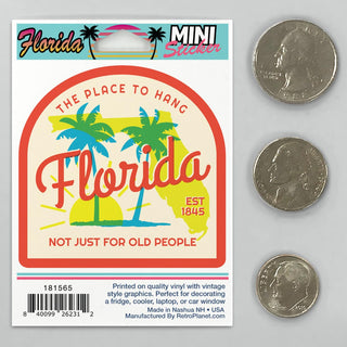 Florida Place To Hang Mini Vinyl Sticker