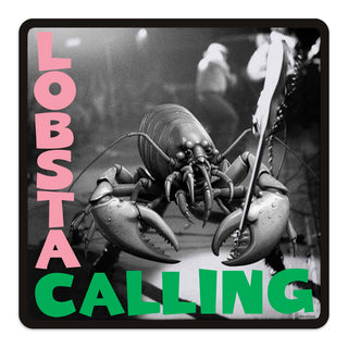 Lobsta Calling Maine Punk Rock Mini Vinyl Sticker