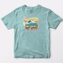 Maine Happy Campers T-Shirt Adult Unisex Light Green, 100% Cotton, S-XXL, Glamping Tshirts
