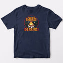 Maine Here For The S'mores T-Shirt, 100% Cotton, S-XXL, Unisex Tshirts Smores Campfire Fun
