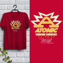 Atomic Subs T-Shirt Adult Unisex Red Tshirt, 100% Cotton, S-XXL, New England Memories