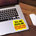 Sex Drugs & Lobsta Rolls Die Cut Vinyl Sticker