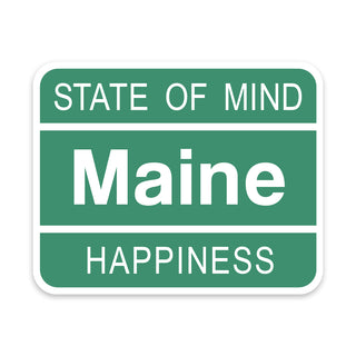Maine State of Mind Mini Vinyl Sticker