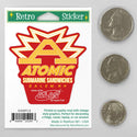Atomic Subs Mini Vinyl Sticker New England Memories