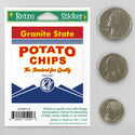 Granite State Potato Chips Mini Vinyl Sticker, Salem New Hampshire, New England Memories