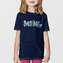 Maine Whimsical Animals T-Shirt, 100% Cotton, Youth Unisex XS-XL Tshirts Souvenir T-Shirts