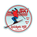 Vinyl Sticker; Ski Spicket Hill Salem New Hampshire, Lost Ski Area, NH Ski Hill, Die Cut Vinyl Stickers