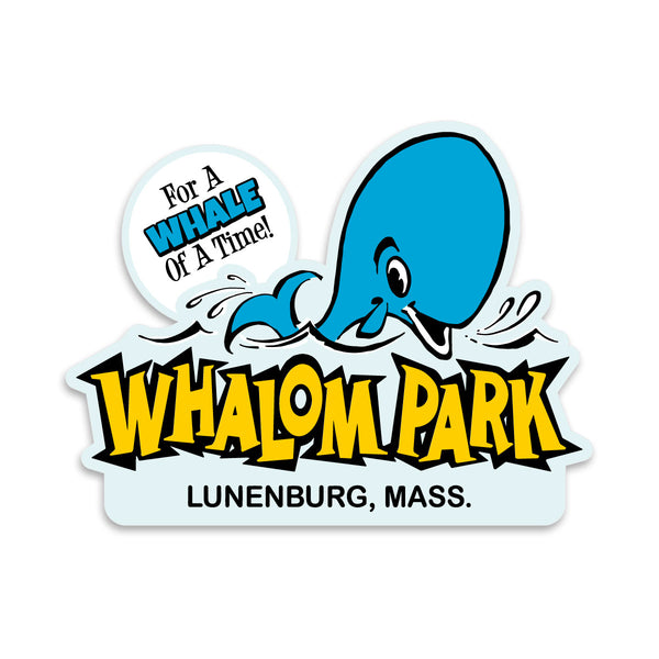 Mini Sticker: Whalom Park, Lunenburg, Massachusetts, Water Park, Family Tradition, New England Memories
