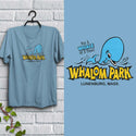 Whalom Park T-Shirt, Adult Unisex Baby Blue Tshirt, 100% Cotton, S-XXL, Lunenburg, Massachusetts, MA Water Park, Family Tradition, Memories