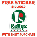 Kelly's Hamburgers T-Shirt, Adult Unisex Mint Green Tshirt, 100% Cotton, S-XXL, New England Fast Food Restaurant, Gone But Not Forgotten