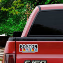 Boston MA Nautical Flag Large Vinyl Bumper Sticker