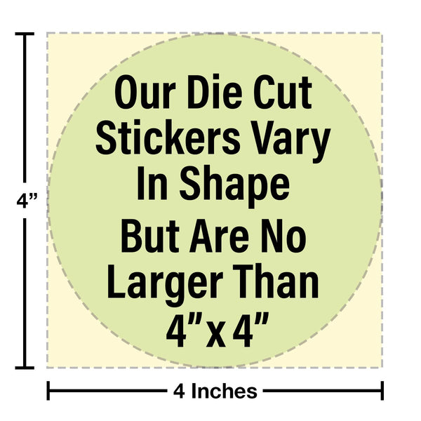Rhode Island Nautical Flag State Abbreviation Vinyl Sticker, RI Bumper Sticker