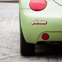 Bumper Sticker; Florida Groovy 70s Colors, Souvenir Decal
