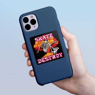 Skate and Destroy Skateboard Mini Vinyl Sticker