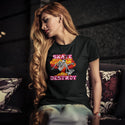Skate and Destroy T-Shirt, Adult Unisex Black T-Shirt, 100% Cotton, S - XXL