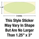 Mini Sticker: Boston Bold Style Font Script Vinyl Sticker