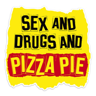 Mini Sticker; S x D & Pizza Pies Funny Stickers, Great Gifts