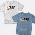 Nautical Flags Florida T-Shirt Adult Unisex S-2X, FL Tshirt