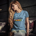 Nautical Flags FL T-Shirt Baby Blue Adult Unisex S-2X, Florida Tshirt