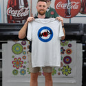 Mod Bullseye T-Shirt, 100% Cotton, S-XXL, Clean Look or Graffiti Look, Unisex Tshirts