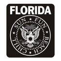 Florida Punk Rock Logo Ramones Style Mini Vinyl Sticker