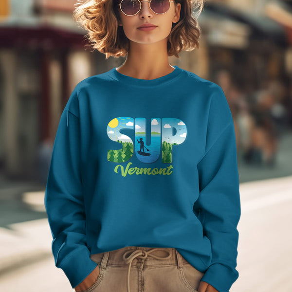 Vermont SUP Stand Up Paddleboard Sweatshirt Adult Unisex S-XXL