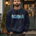 Acadia Maine Whimsical Animals Sweatshirt Adult Unisex S-XXL