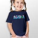 Acadia Maine T-Shirt: Whimsical Animals, 100% Cotton, Unisex Toddler 2T-5/6, Exclusive Retroplanet Design, ME T-shirts, Maine, Kids Tshirts