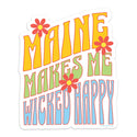 Maine Wicked Happy Groovy Mini Sticker