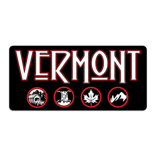 Vermont Zep ZOSO Style Vinyl Bumper Sticker