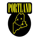 Portland Maine Spirit Nirvana Style Grunge Rock Die Cut Sticker