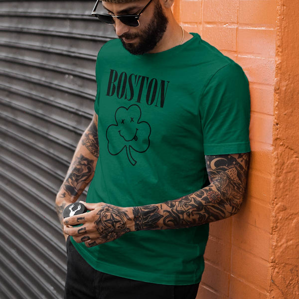 Boston Spirit Nirvana Style Rock T-shirt Adult Unisex Sizes S - XXL, 100% Cotton