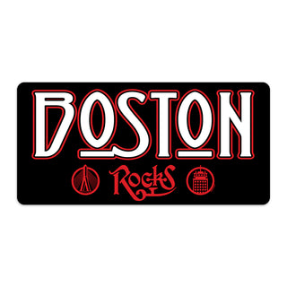 Boston Zeppelin Style Vinyl Mini Sticker