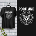 Portland Maine Punk Rock Lobsters Lighthouses Moose T-Shirt, 100% Cotton, S-XXL, Ramones Style