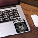 Portland Maine Punk Rock Logo Ramones Style Die Cut Vinyl Sticker