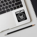 Portland Maine Punk Rock Logo Ramones Style Mini Vinyl Sticker