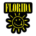 Florida Spirit Grunge Rock Style Die Cut Vinyl Sticker