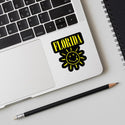 Florida Spirit Grunge Rock Style Mini Vinyl Sticker