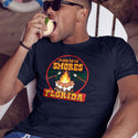 Florida Here For The S'mores T-Shirt, 100% Cotton, S-XXL, Unisex Tshirts Smores Campfire Fun