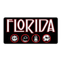 Florida Zeppelin Style Die Cut Vinyl Sticker