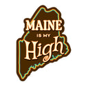 Maine Is My High Mini Vinyl Sticker